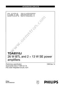 TDA8510J/N2,112 Cover