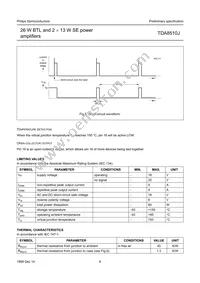 TDA8510J/N2 Datasheet Page 6