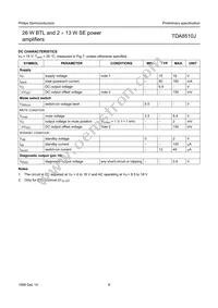 TDA8510J/N2 Datasheet Page 8
