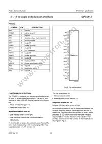 TDA8511J/N2 Datasheet Page 4