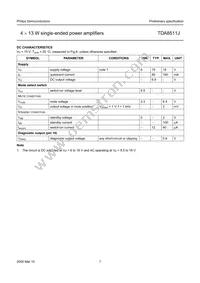 TDA8511J/N2 Datasheet Page 7