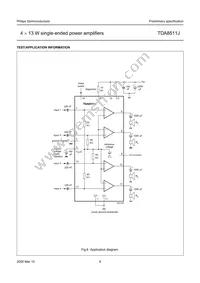 TDA8511J/N2 Datasheet Page 9