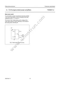 TDA8511J/N2 Datasheet Page 10