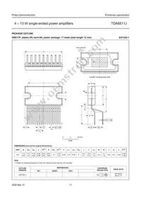 TDA8511J/N2 Datasheet Page 11