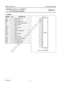 TDA8512J/N1 Datasheet Page 5