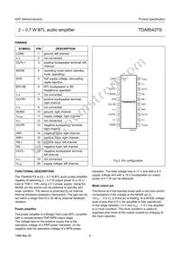 TDA8542TS/N1 Datasheet Page 4