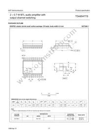 TDA8547TSN1/02 Datasheet Page 17