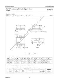 TDA8551T/N1 Datasheet Page 13