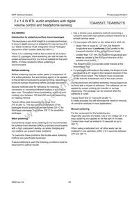 TDA8552T/N1 Datasheet Page 23