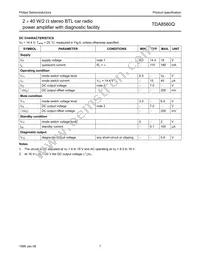 TDA8560Q/N1C Datasheet Page 7