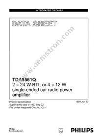 TDA8561Q/N3C Datasheet Cover