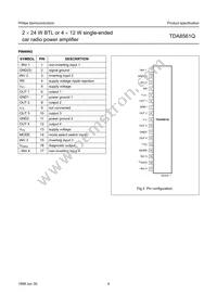 TDA8561Q/N3C Datasheet Page 4