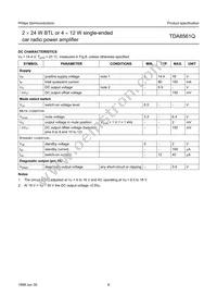 TDA8561Q/N3C Datasheet Page 8