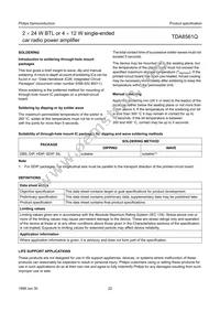 TDA8561Q/N3C Datasheet Page 22