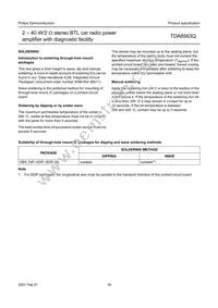 TDA8563Q/N2 Datasheet Page 16