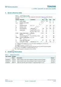 TDA8566TH/N2C Datasheet Page 2