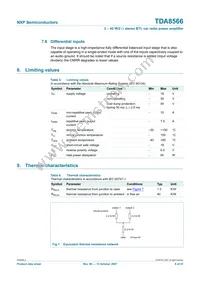 TDA8566TH/N2C Datasheet Page 8