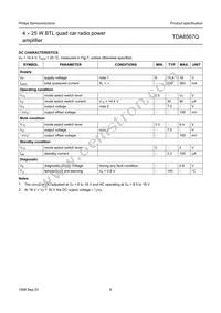 TDA8567Q/N3S Datasheet Page 8