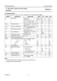 TDA8571J/N2S Datasheet Page 9