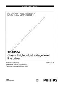 TDA8574T/N1,518 Cover