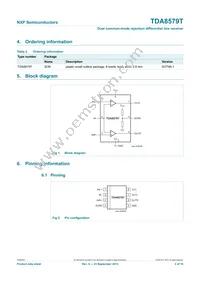 TDA8579T/N1 Datasheet Page 2