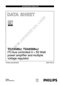 TDA8588J/N3 Datasheet Cover