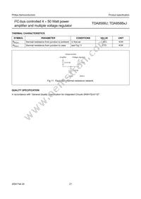 TDA8588J/N3 Datasheet Page 21