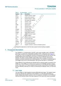 TDA8594SD/N1 Datasheet Page 5