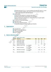 TDA8754HL/27/C1 Datasheet Page 2