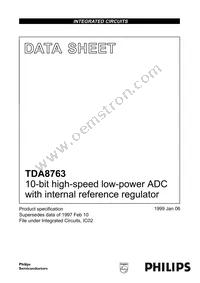 TDA8763M/4/C4 Datasheet Cover