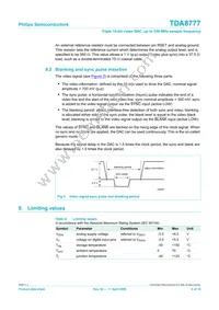 TDA8777HL/33/C1 Datasheet Page 6