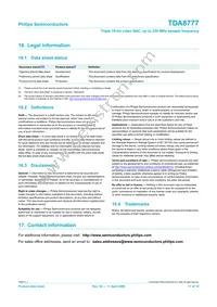 TDA8777HL/33/C1 Datasheet Page 17