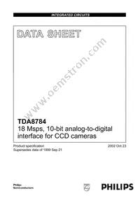 TDA8784HL/C5 Datasheet Cover