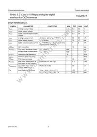 TDA8787AHL/C3 Datasheet Page 3