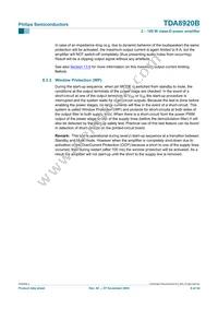 TDA8920BJ/N2 Datasheet Page 9
