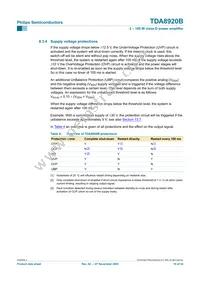TDA8920BJ/N2 Datasheet Page 10