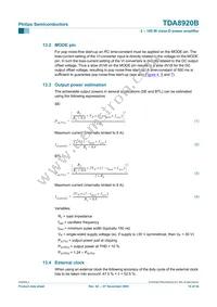 TDA8920BJ/N2 Datasheet Page 16