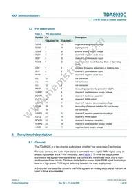 TDA8920CJ/N1 Datasheet Page 5