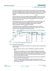 TDA8920CJ/N1 Datasheet Page 10