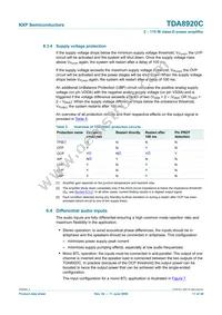 TDA8920CJ/N1 Datasheet Page 11