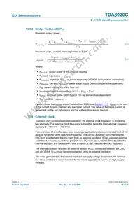 TDA8920CJ/N1 Datasheet Page 18