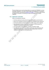 TDA8920CJ/N1 Datasheet Page 21