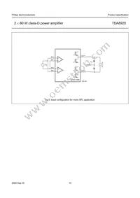 TDA8920TH/N1 Datasheet Page 10