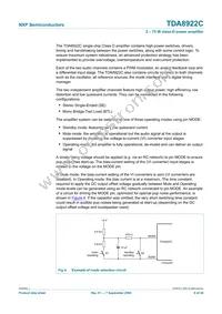 TDA8922CJ/N1 Datasheet Page 6