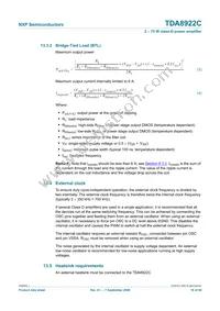TDA8922CJ/N1 Datasheet Page 18