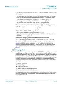 TDA8922CJ/N1 Datasheet Page 20