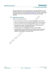 TDA8922CJ/N1 Datasheet Page 21