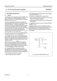 TDA8922TH/N1 Datasheet Page 7