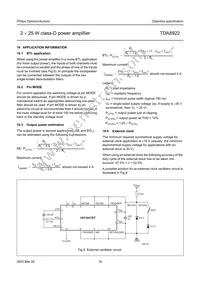 TDA8922TH/N1 Datasheet Page 16