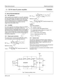 TDA8924TH/N2 Datasheet Page 15